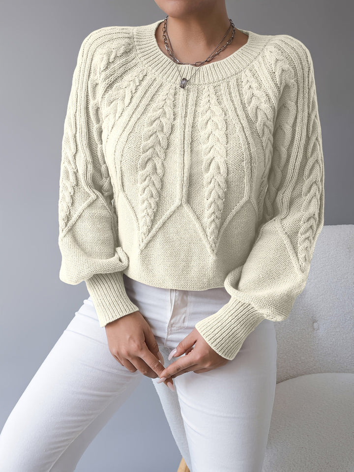 Elsie | Sweter z Warkoczykiem