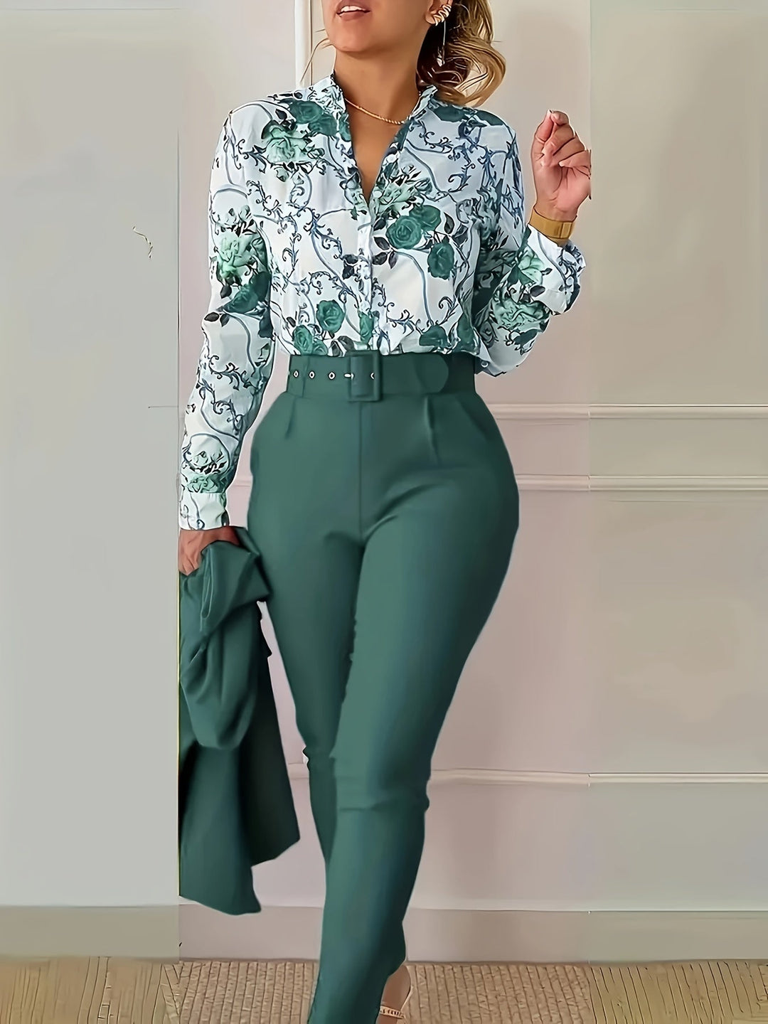 Susanna | Elegancki Zestaw Kwiatowy z Dwu Części