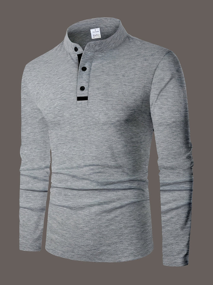 Jasper | Elegancki longsleeve henley