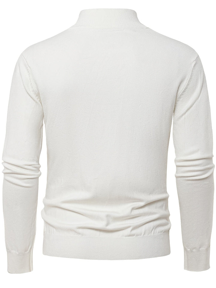 Everett | Elegancki Sweter z Wysokim Kołnierzem
