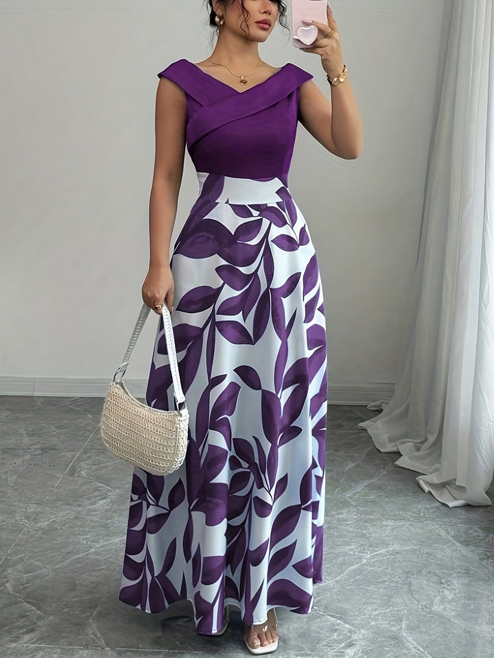 Lucille | Elegancka Kwiatowa Sukienka Maxi
