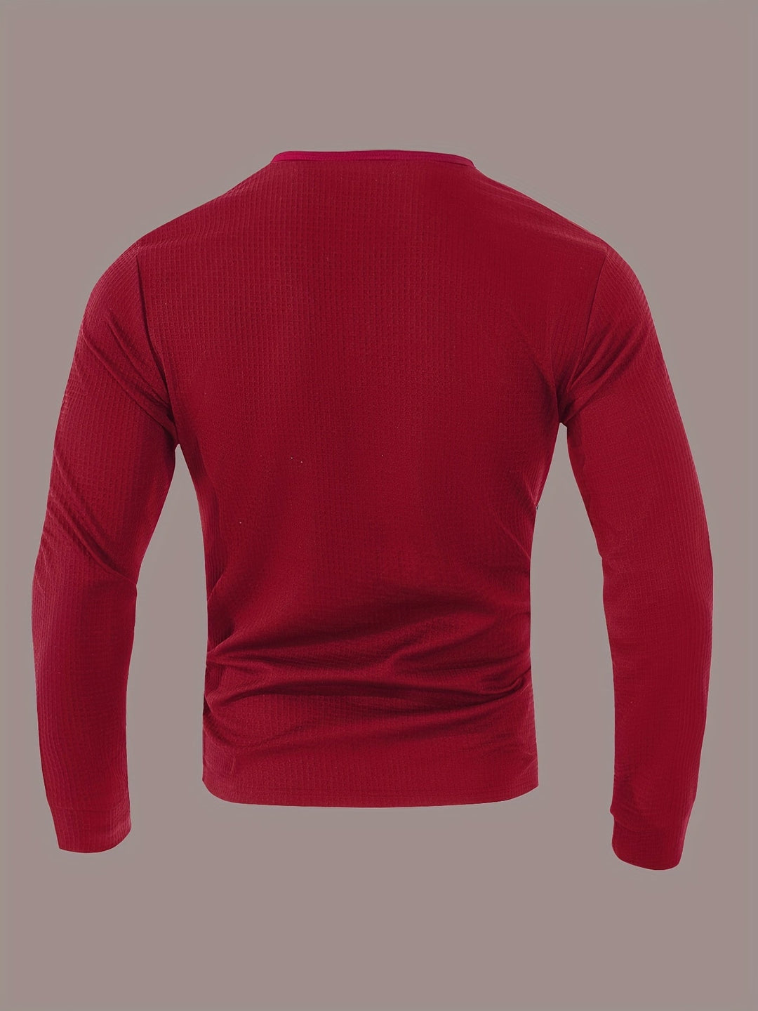 Curtis | Teksturowany longsleeve Henley