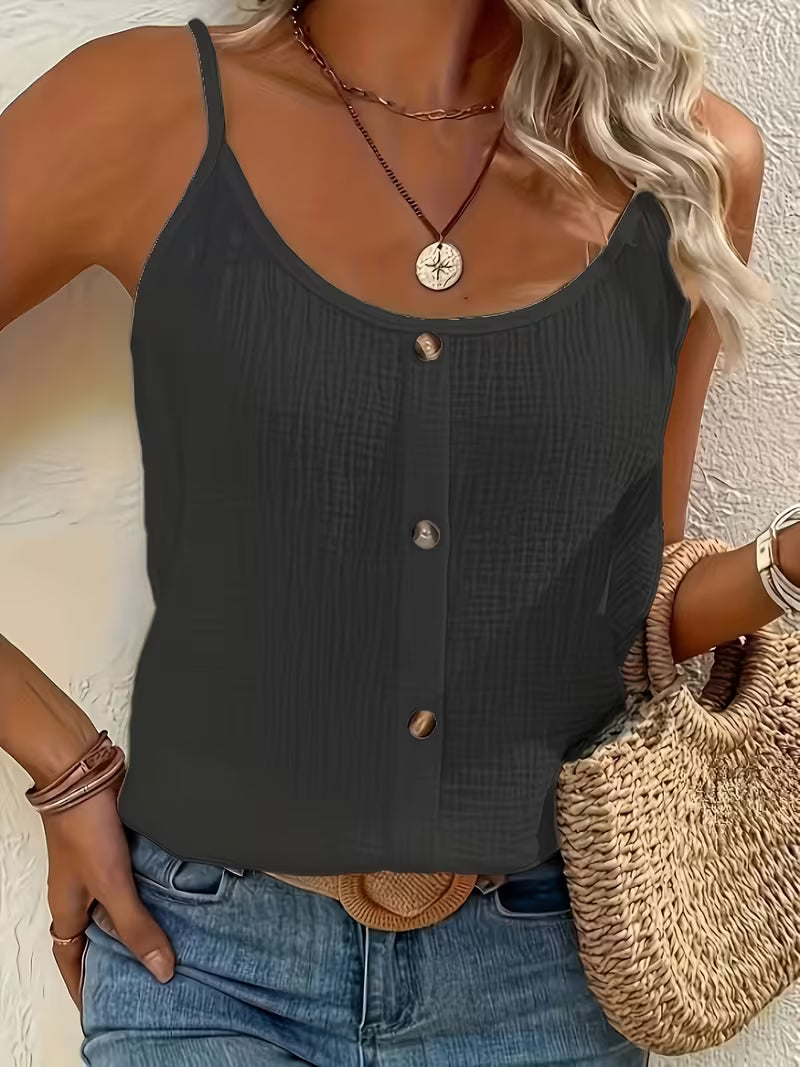 Kayla | Bluzka Chic z Zapięciem na Guziki