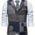 Tobias | Kamizelka w stylu patchwork