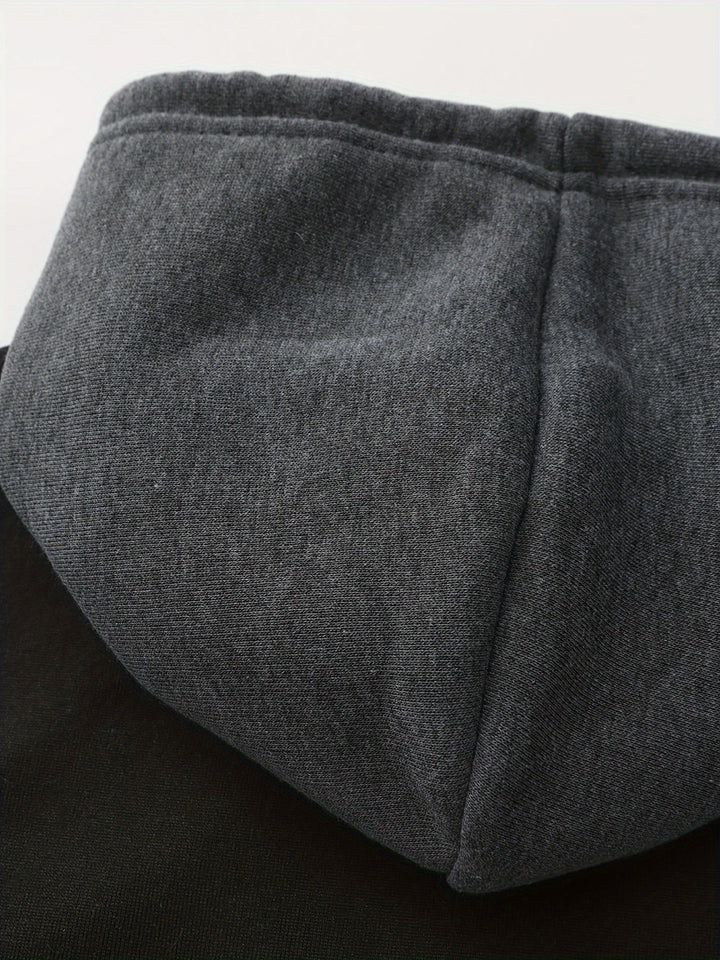 Cedric | Kolorowy Blokowany Hoodie na Zamek