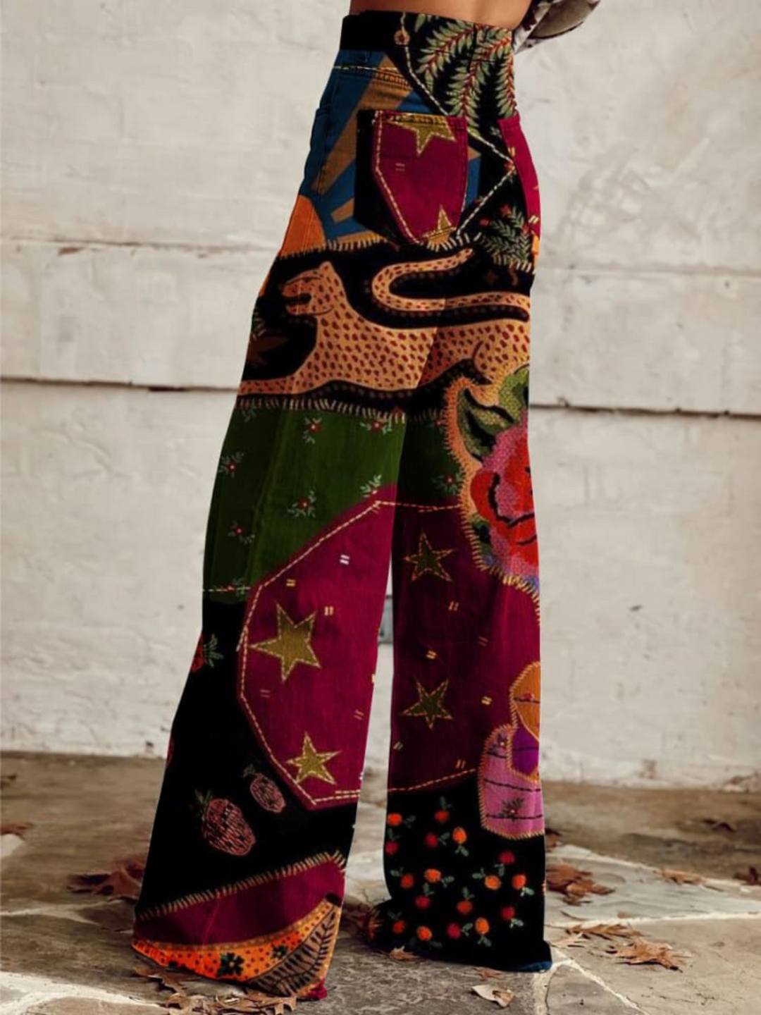 Janet | Eleganckie Boho Chic Spodnie
