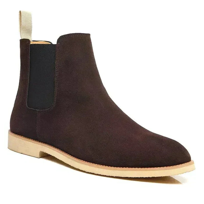 Męskie Chelsea Boots z Elastycznymi Wstawkami