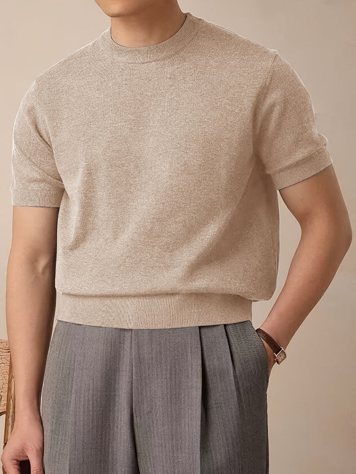 Reid | Elegancki Krótki Rękaw Sweter