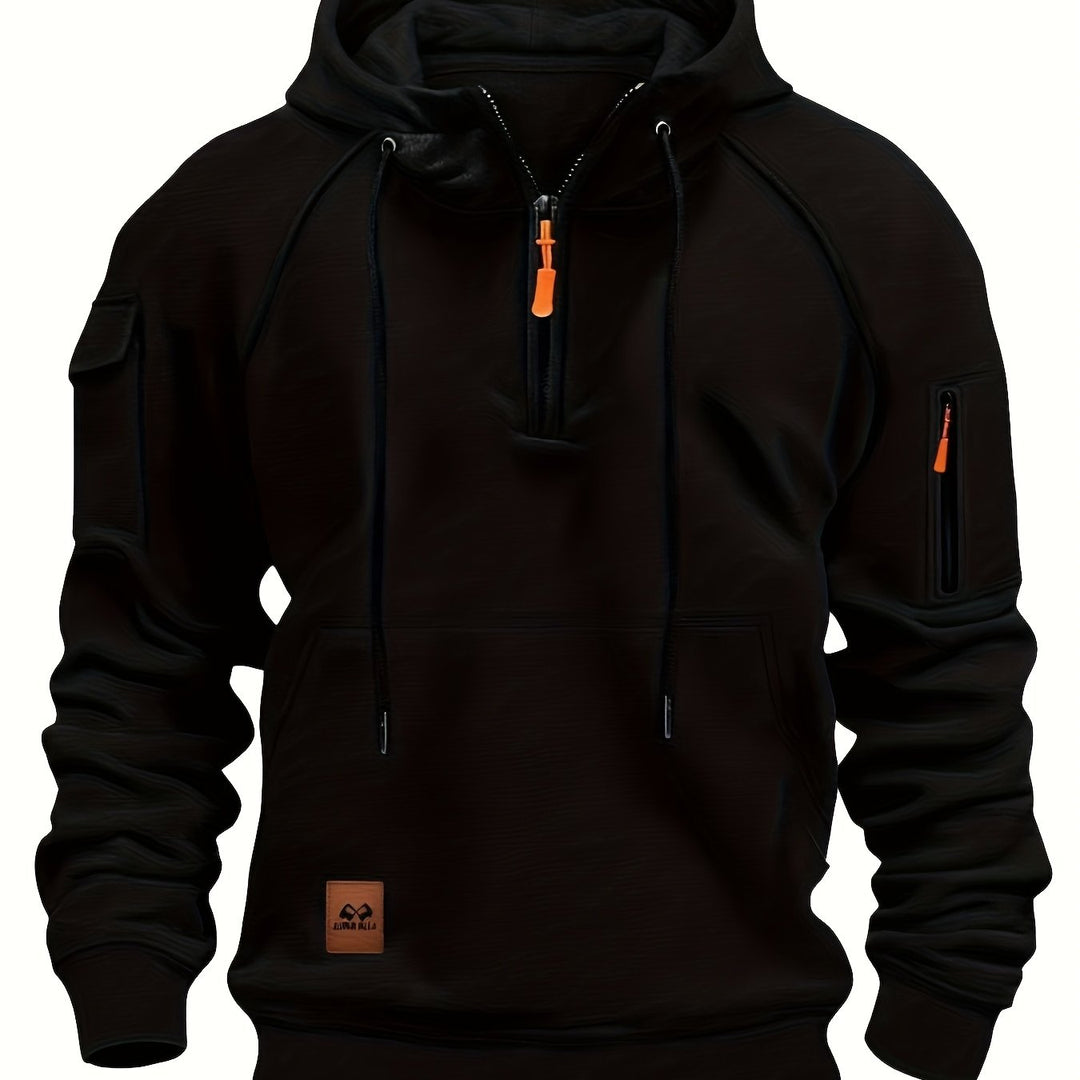 Rafferty | Hoodie z półzamkiem