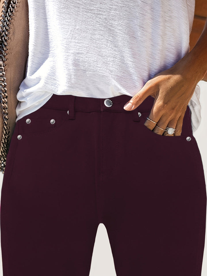 Joan | Jeansy Skinny z Wysokim Stanem