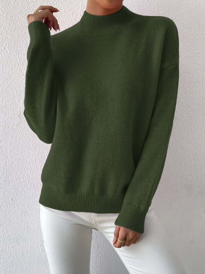 Lorelei | Wyrafinowany Sweter z Mock Neck
