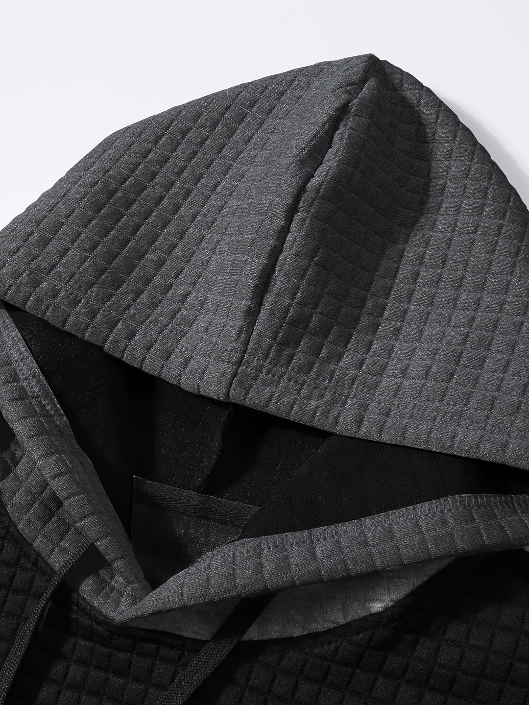 Hayes | Teksturowana bluza z kapturem w kolorze blokowym