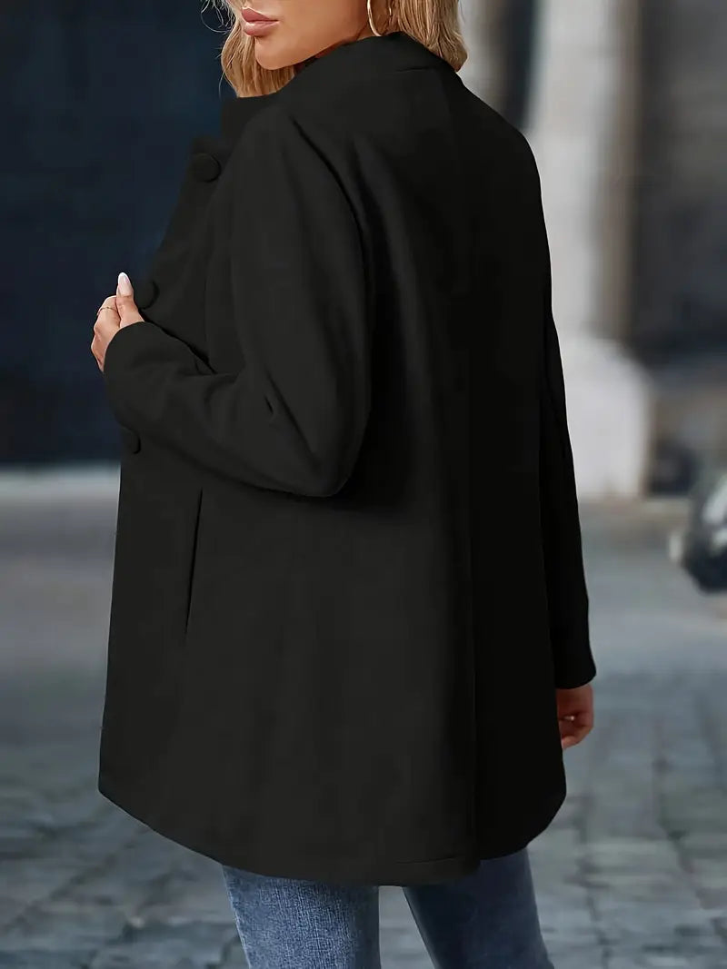 Juliette | Elegancki płaszcz z kołnierzem typu stand-collar