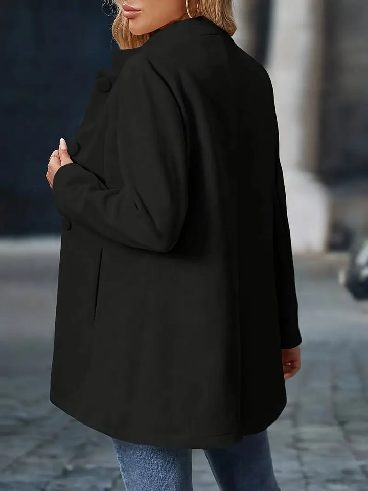 Juliette | Elegancki płaszcz z kołnierzem typu stand-collar