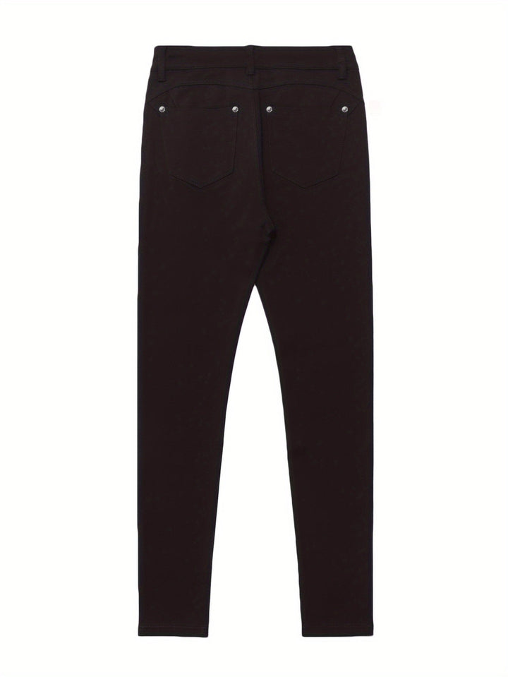 Joan | Jeansy Skinny z Wysokim Stanem