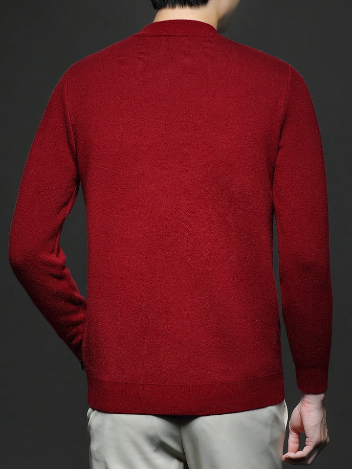Everett | Elegancki Sweter z Wysokim Kołnierzem