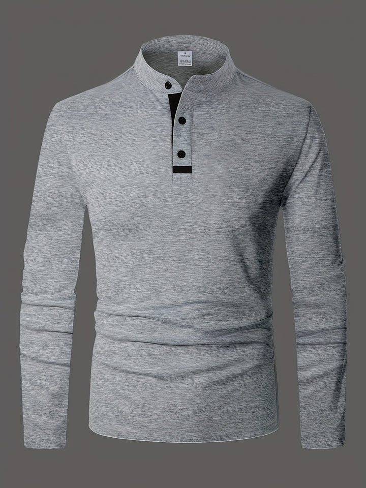 Jasper | Elegancki longsleeve henley