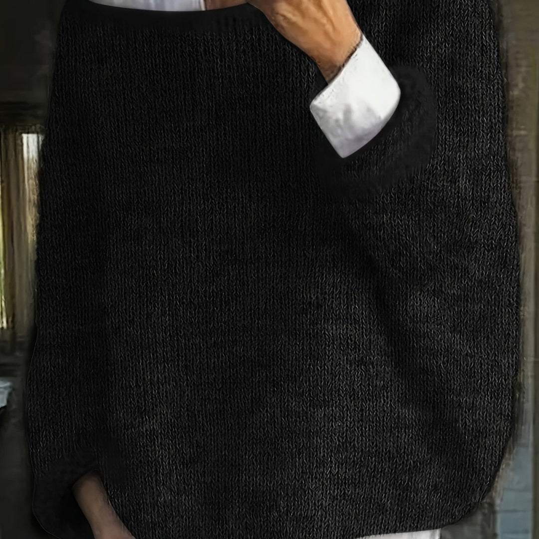 Noreen | Sweter z Luźnym Dekoltem