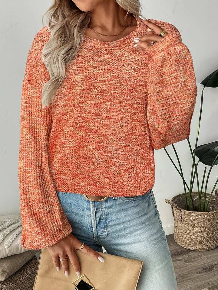 Katrina | Luźny Sweter Waflowy