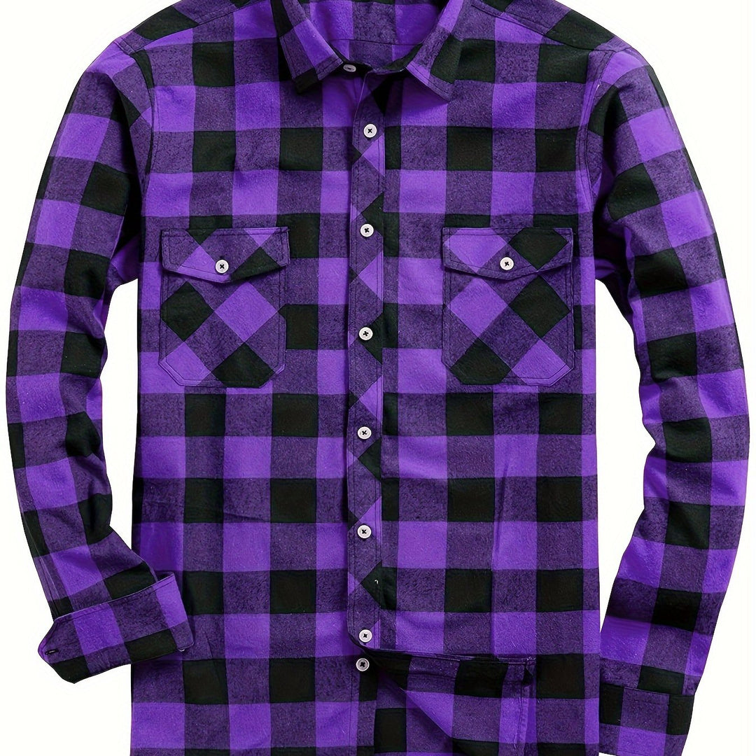 Miles | Klasyczna Koszula Flanelowa w Kratę