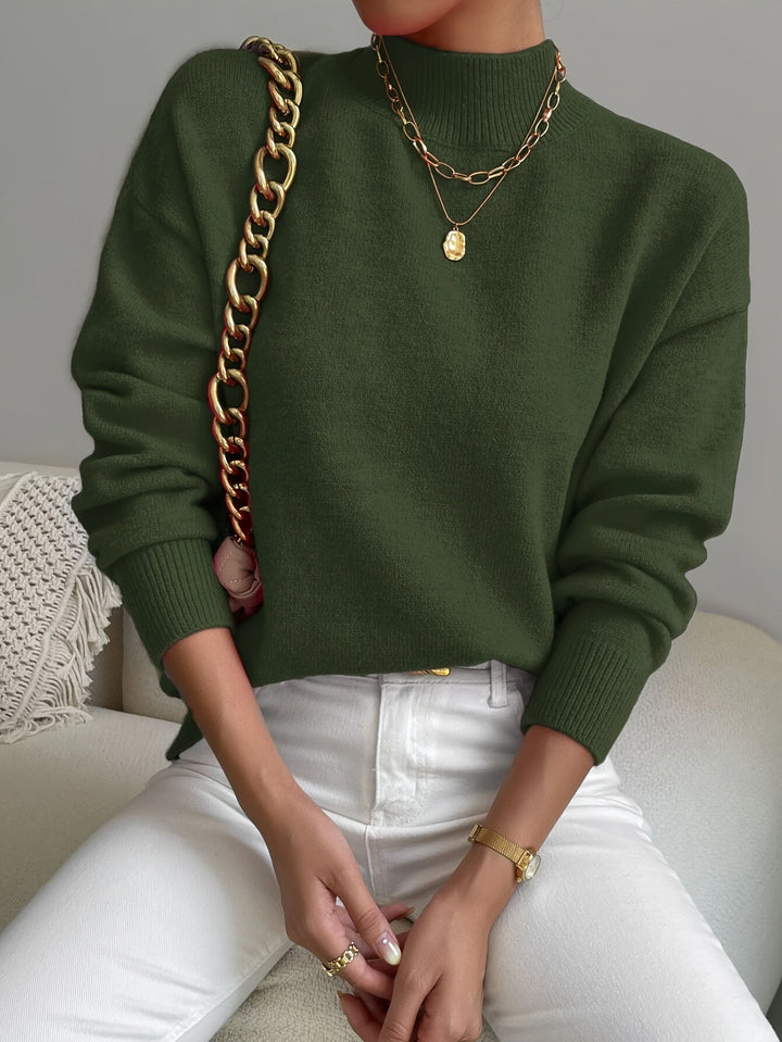 Lorelei | Wyrafinowany Sweter z Mock Neck