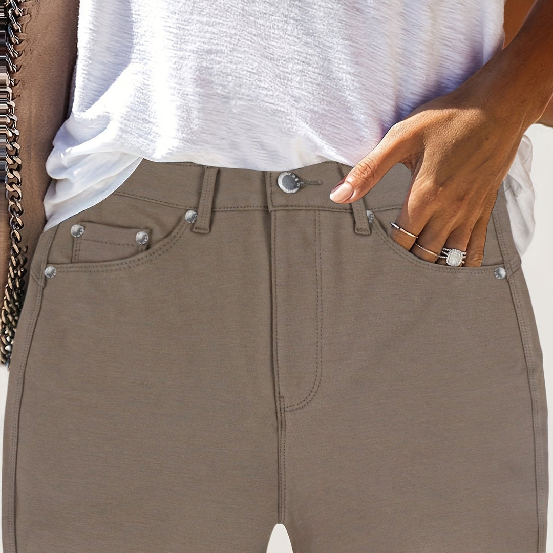 Joan | Jeansy Skinny z Wysokim Stanem