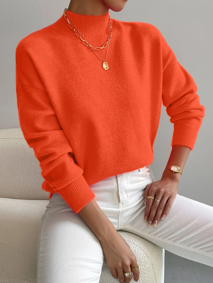Lorelei | Wyrafinowany Sweter z Mock Neck