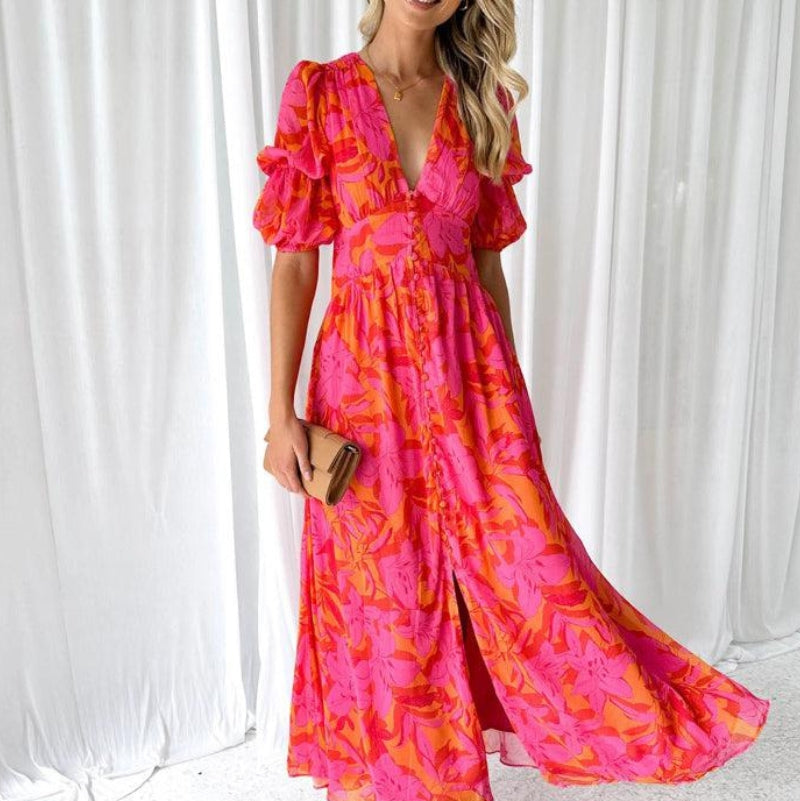 Valentina | Elegancka Letnia Sukienka Maxi