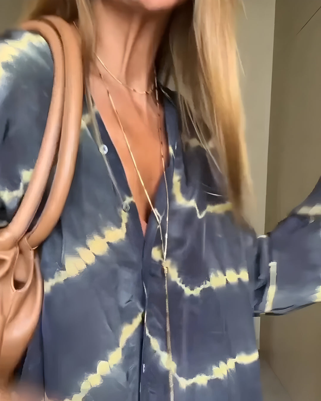 Julia | Klasyczna Boho Sukienka z Dekoltem w Serek