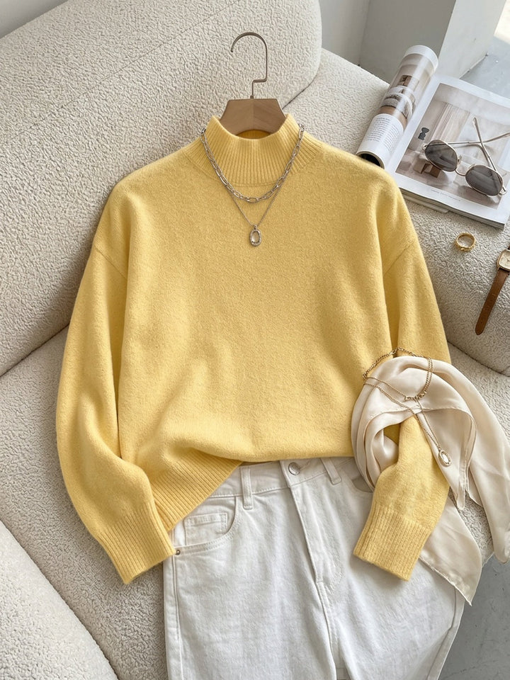 Lorelei | Wyrafinowany Sweter z Mock Neck