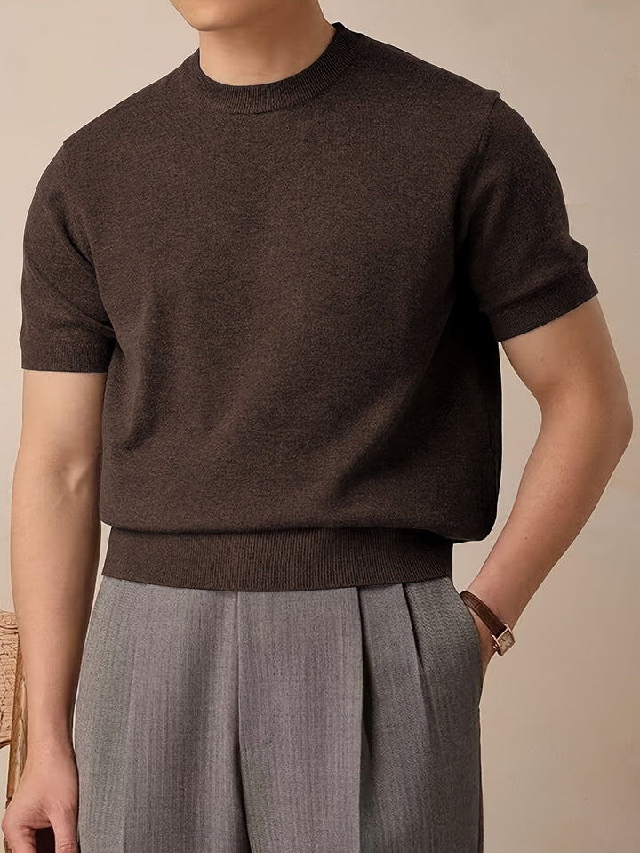 Reid | Elegancki Krótki Rękaw Sweter