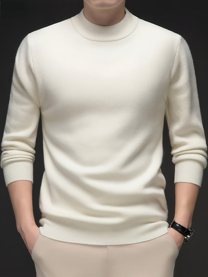Everett | Elegancki Sweter z Wysokim Kołnierzem