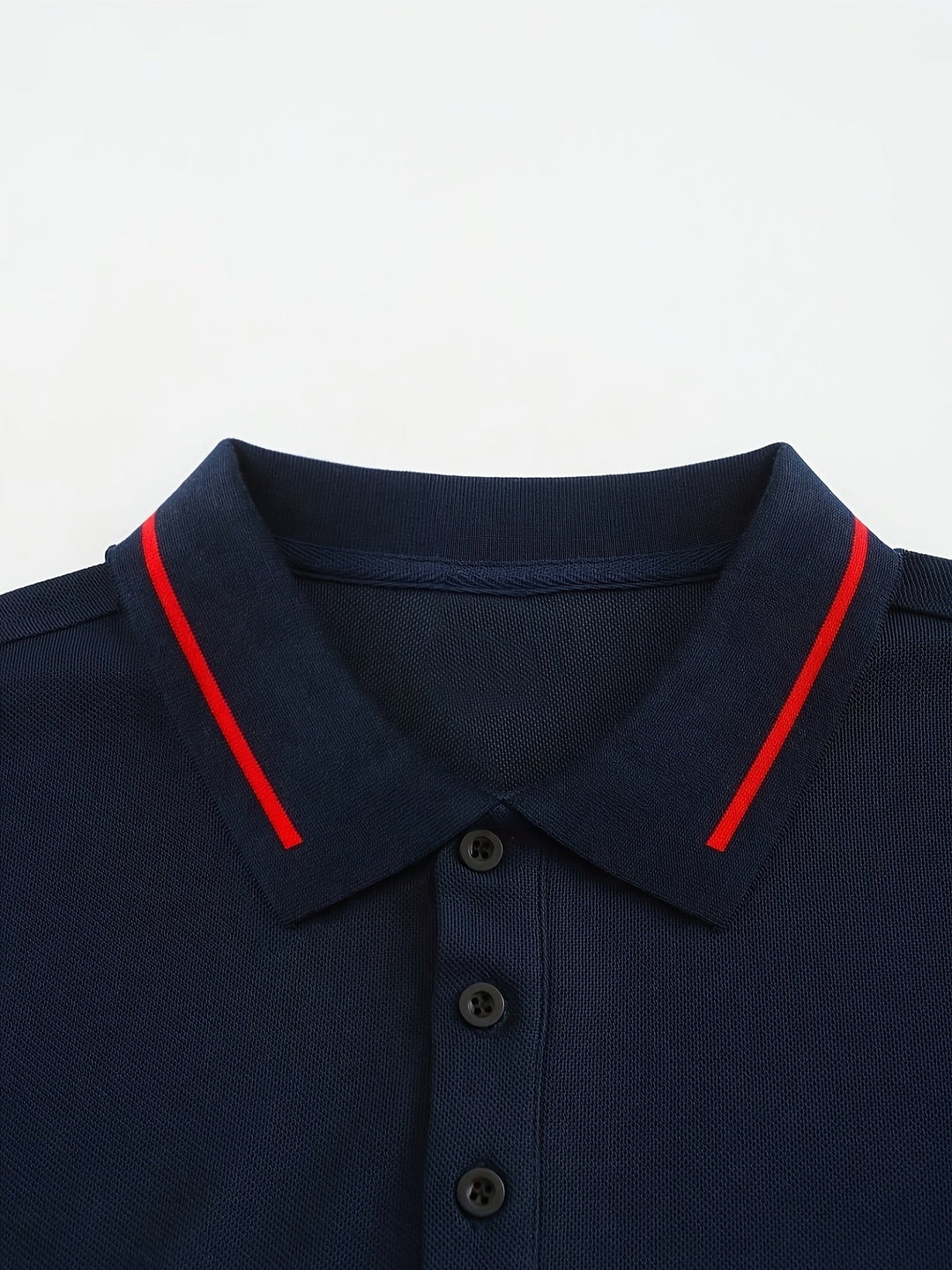 Dalton | Elegancka Koszula Polo z Długim Rękawem