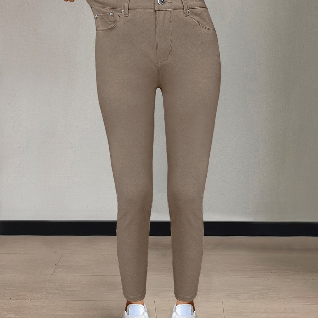 Sylvie | Jeansy Skinny z Wysokim Stanem