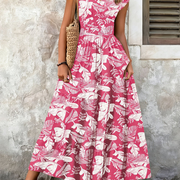 Lorena | Swobodna Boho Maxi Sukienka