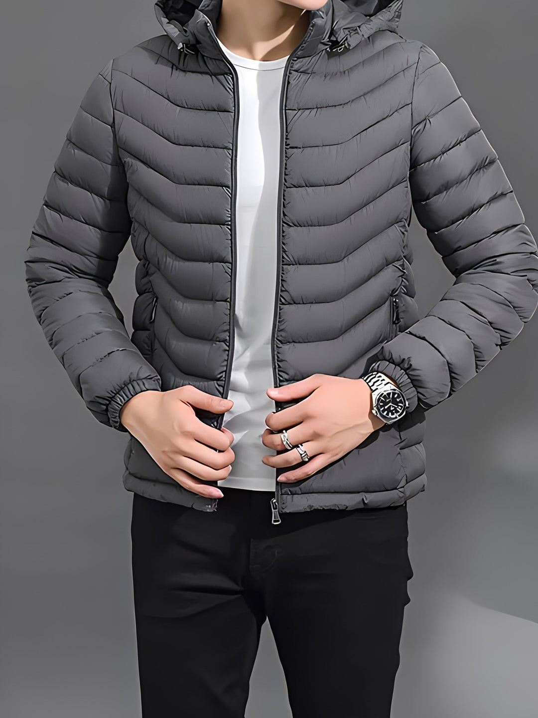 Owen | Kurtka puchowa z kapturem