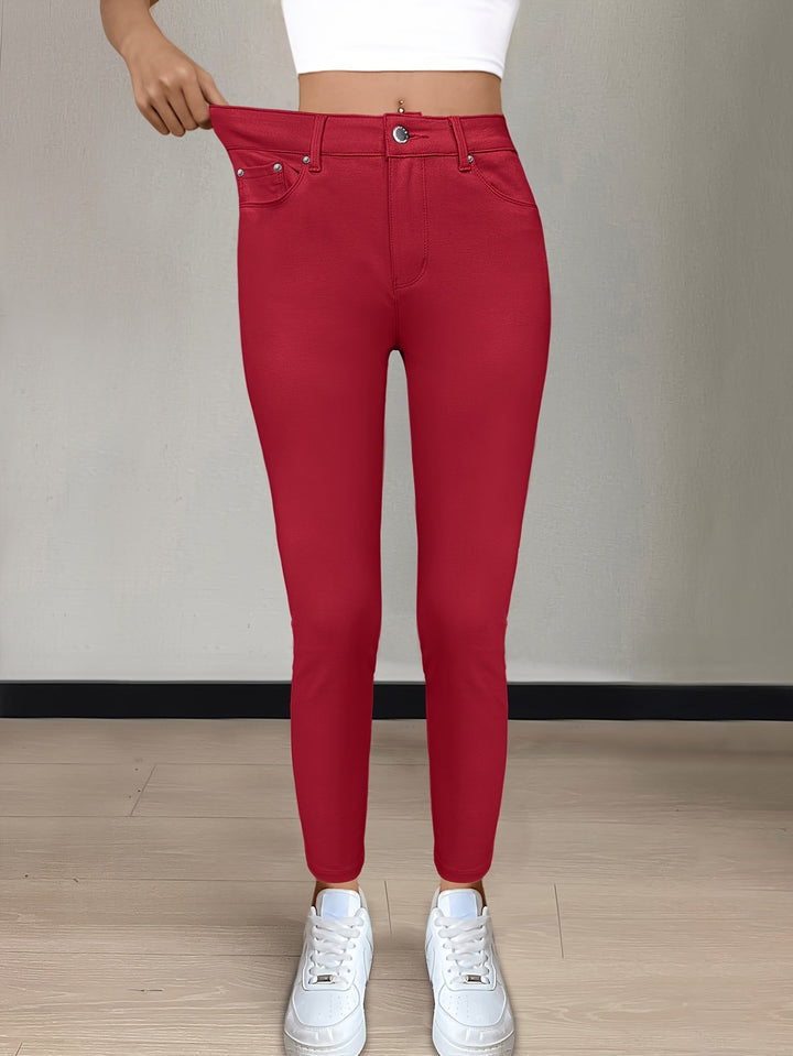 Sylvie | Jeansy Skinny z Wysokim Stanem
