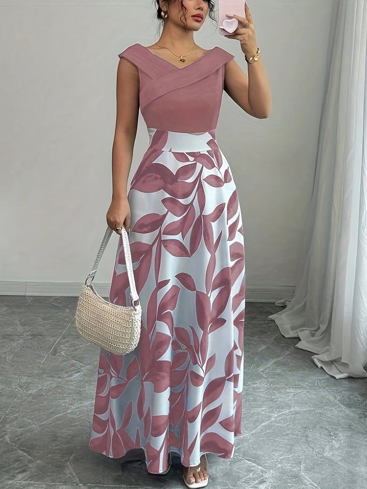 Lucille | Elegancka Kwiatowa Sukienka Maxi