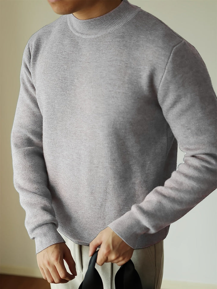Everett | Elegancki Sweter z Wysokim Kołnierzem