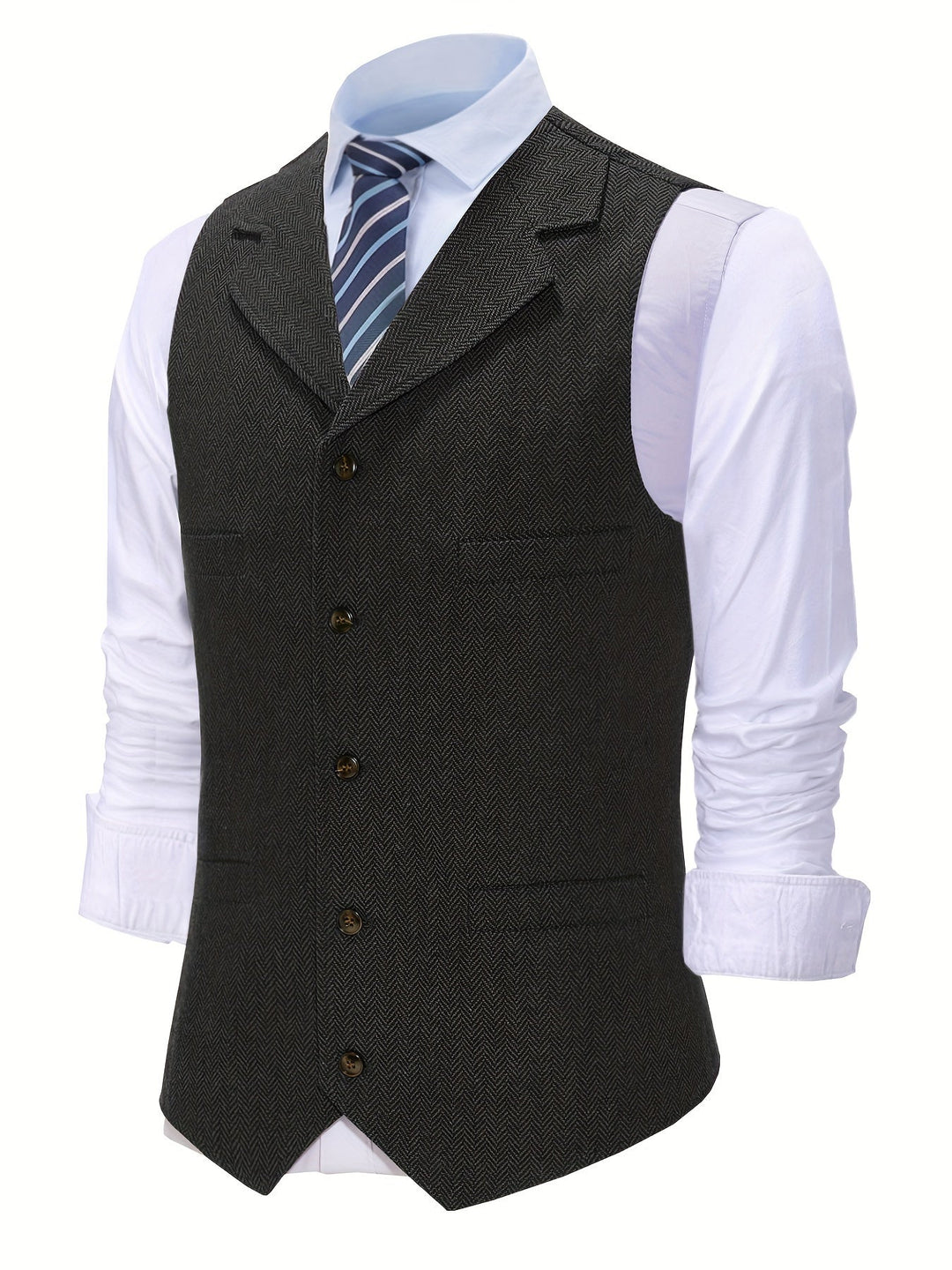 Byron | Elegancka Kamizelka W Kratę