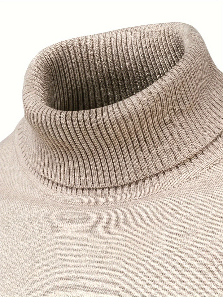Malcolm | Klasyczny Sweter z Mock-Neck