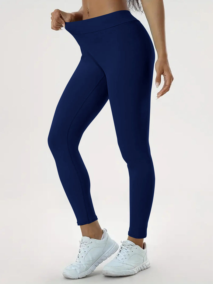 Julia | Legginsy push up z wysokim stanem i marszczeniem