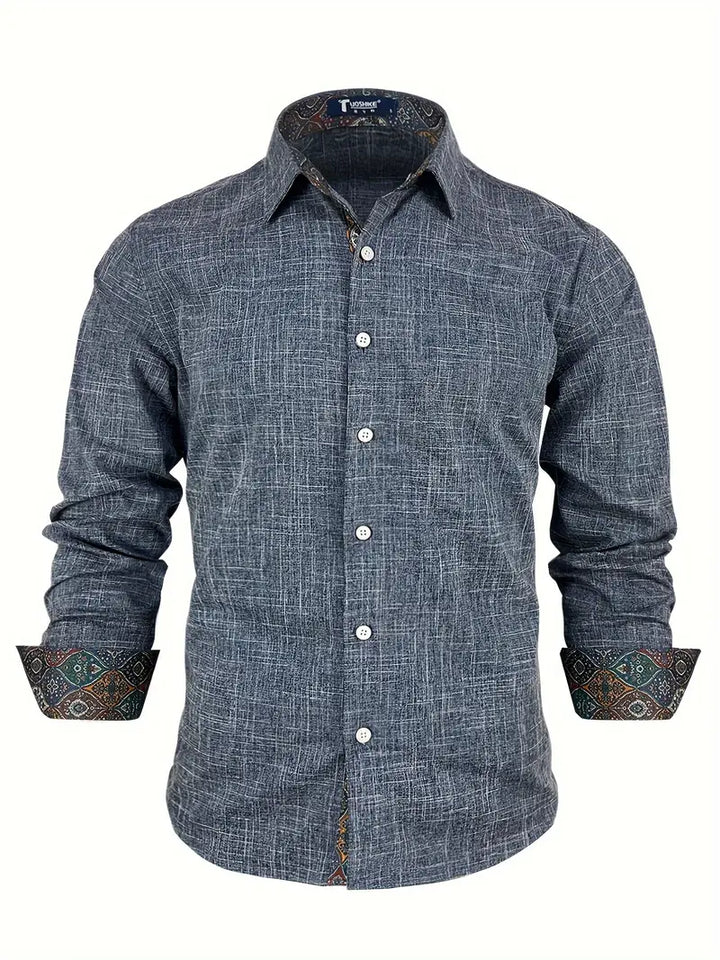 Theo | Dopasowana koszula z guzikami