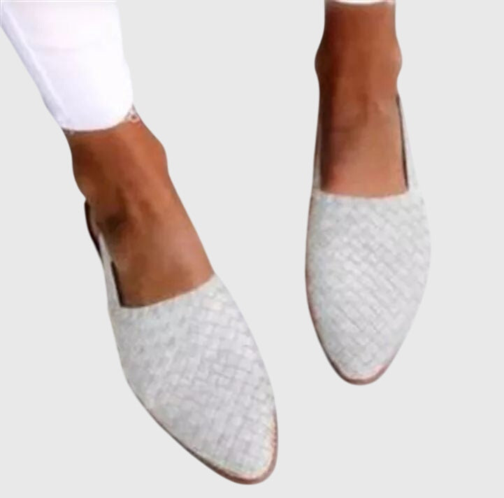Maeve | Woven Pointed-Toe Flats