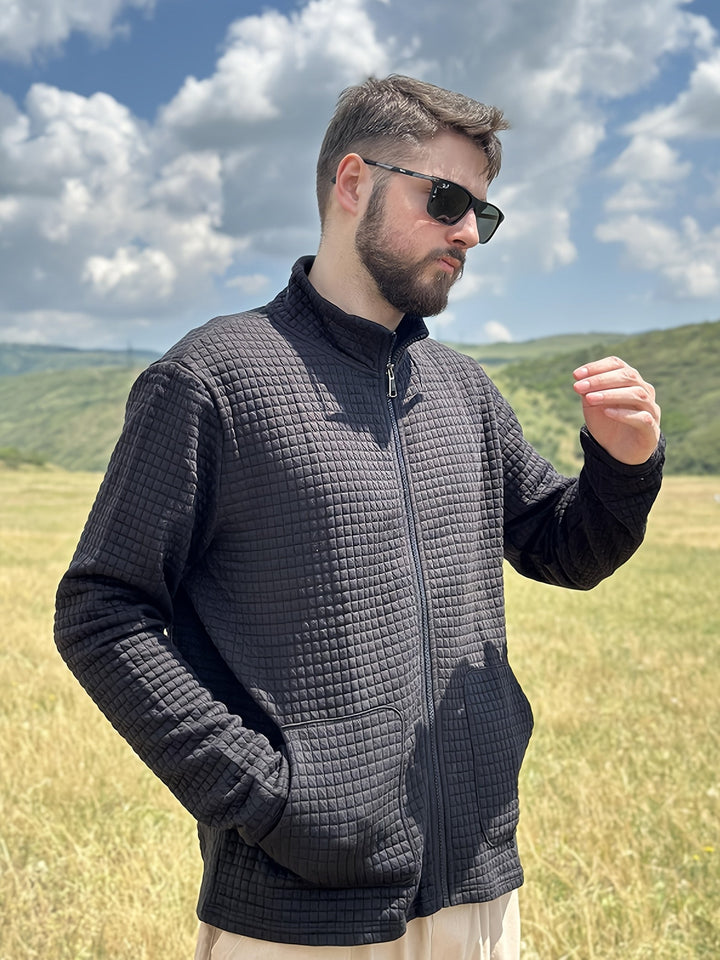 Hugo | Teksturowana kurtka z zamkiem