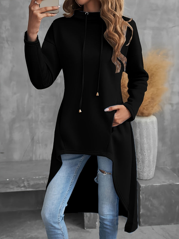 Tabitha | Bluza z kapturem z regulowanym ściągaczem