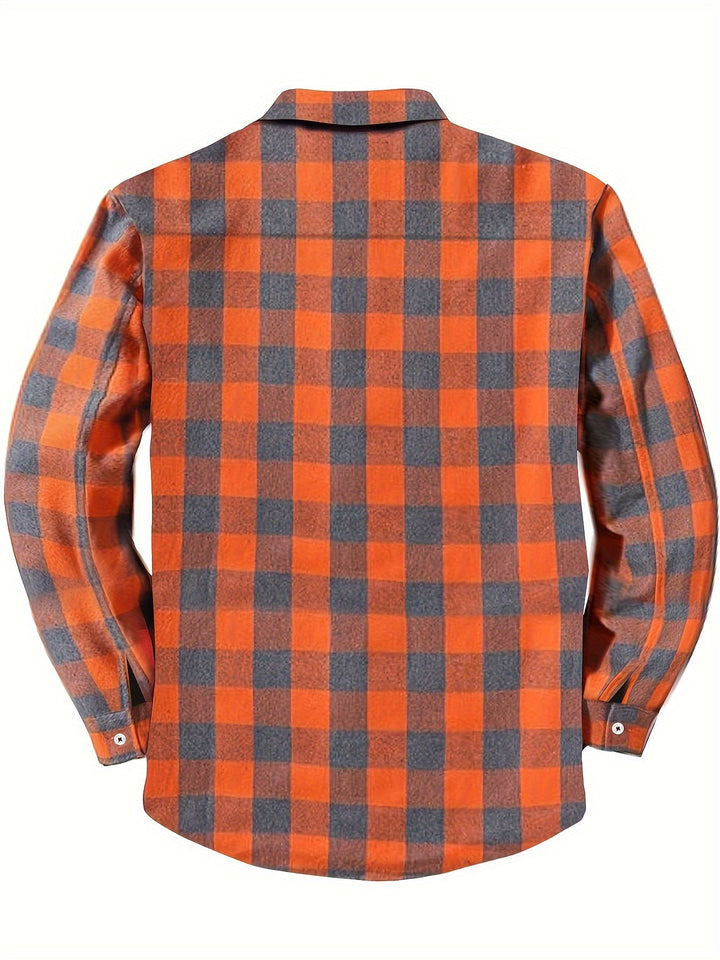 Miles | Klasyczna Koszula Flanelowa w Kratę