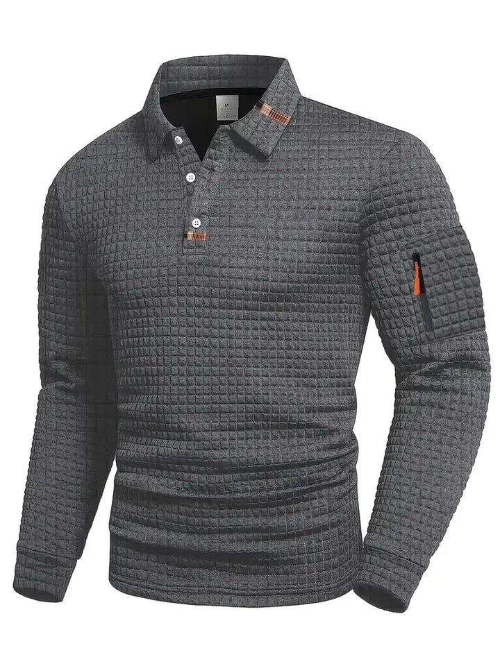 Aaron | Koszulka Polo z Kieszonką na Rękawie