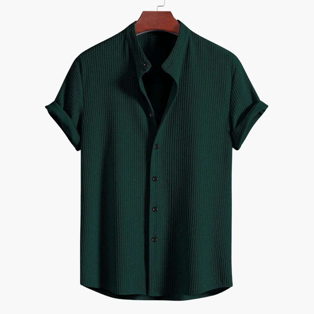 Cyrus | Elegancka koszula z stójką