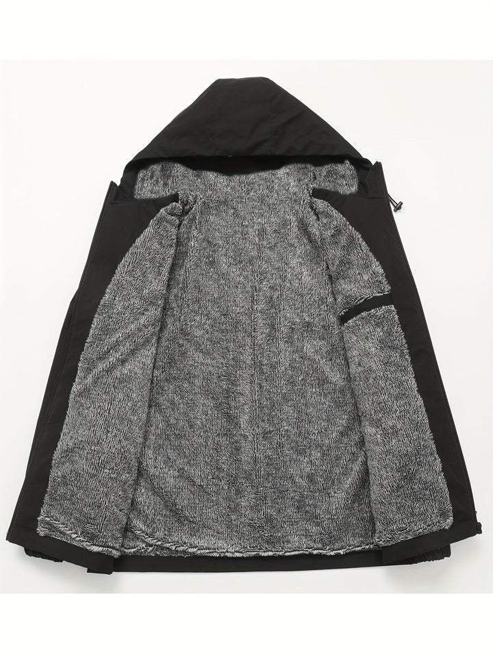 Victor | Przytulna Kurtka z Kapturem z Fleece
